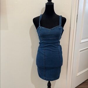Forever 21 Blue Denim Mini Dress
